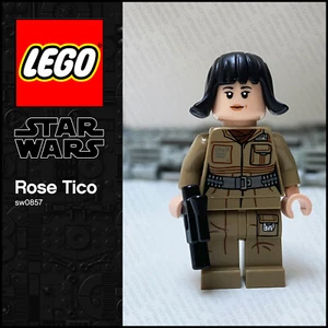 GENUINE LEGO Star Wars Minifigure Rose Tico sw0857 SET 75176 BRAND NEW SEALED - Picture 1 of 4