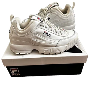 Fila Zapatos Mujer 9 1/2 Disruptor II Premium Zapatilla para Caminar 5FM00002-125 Blanco - Imagen 1 de 9