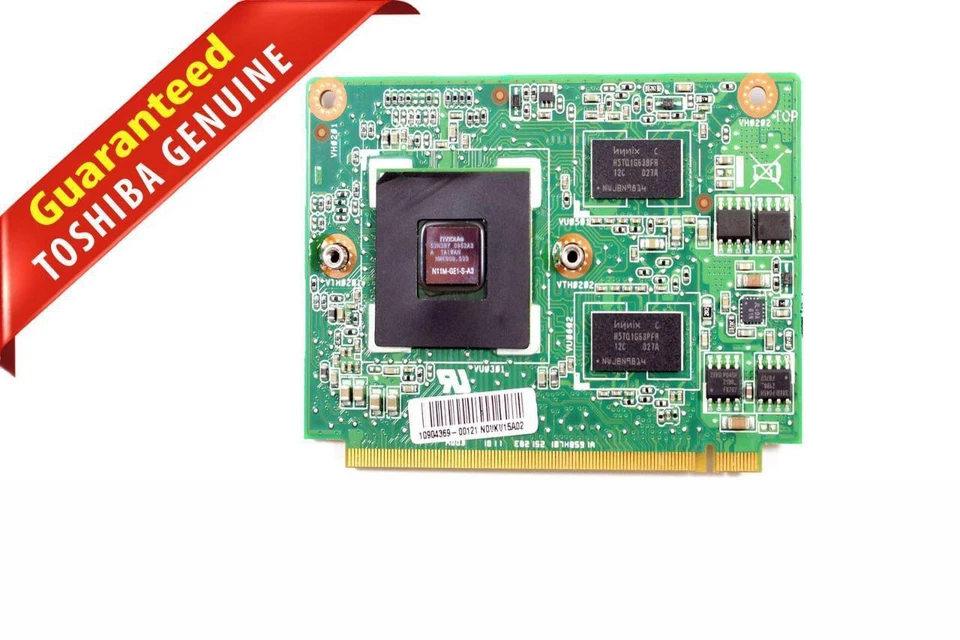 Toshiba M500 H000023320 N11M A3 DDR3 512MB Nvidia Laptop VGA Graphics Card - Image 1 of 3