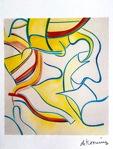 Willem De Kooning Lithograph Guggenheim Museum Original Numbered 250 Ex - Picture 1 of 7