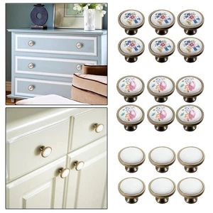 6pcs Kitchen Cabinet Drawer Pulls Dresser Wardrobe Closet Door Knob Handle for - Picture 1 of 15