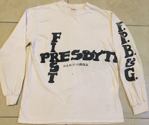 Vtg 80s First Presbyterian Bar Faded Shirt XS Phoenix Arizona Beer Grunge 70s - Picture 1 of 14