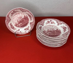 Johnson Brothers Old Britain Schlösser Rosa Obst Beere Soßenschalen 9er Set - Bild 1 von 22