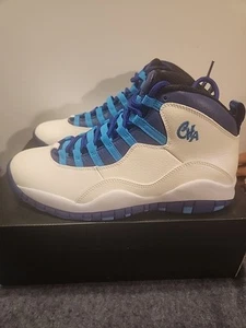 Air Jordan Retro 10 White Concord Blue Lagoon Größe 9 - Bild 1 von 5