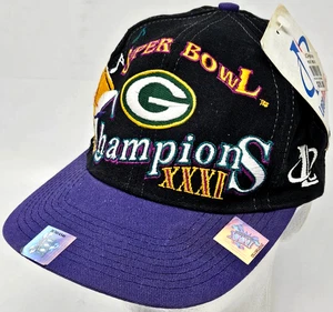 Gorra de béisbol Green Bay Packers Super Bowl Champions XXXI Nueva Orleans logotipo 7 - Imagen 1 de 12