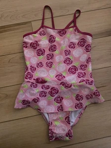 Girls Rose Bathing Suit Size 7-8 - Picture 1 of 3