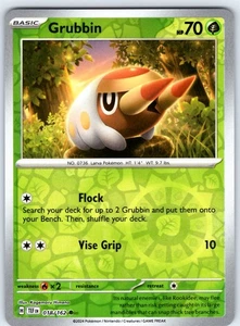 Grubbin Common SV05: Temporal Forces Reverse Holo 018/162 LP - Picture 1 of 2