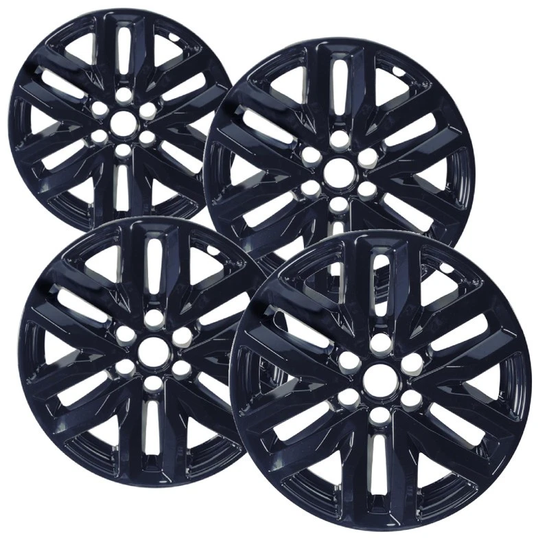 Set of 4 Gloss Black 18" Impostor Wheel Skins for 17-19 GMC Acadia Rim Covers Foto 1 de 4