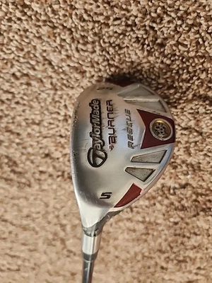 Queimador TaylorMade Rescue 25* 5 híbrido 65g Reax ‘S’ grafite super rápido flexível LH - Imagem 1 de 4