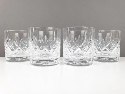 4 x Webb Corbett Georgian Small Whiskey Tumblers Signed 7.4 cm H - Image 1 of 4