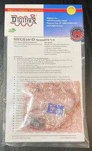 Digitrax SDXH167D Series 7 Sound Decoder HO Scale DCC w/ 8 Ohm Speaker - Picture 1 of 2