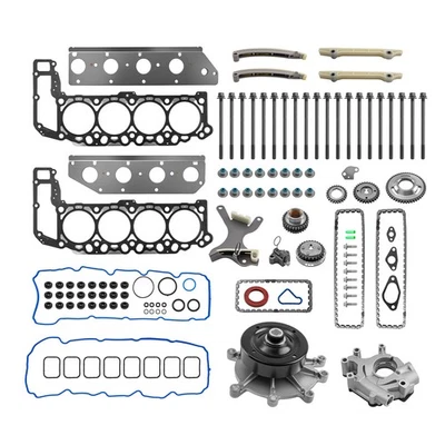 Complete Engine Set with Head Bolts for Dodge Dakota 4.7L V8 2008-2010 ES71129 - Image 1 of 4