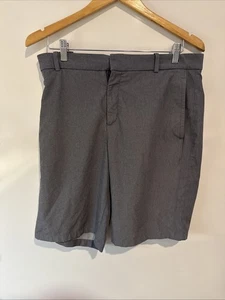 Nike Dri-Fit pantaloncino golf uomo taglia 32 grigio piatto davanti chino casual atletico - Foto 1 di 10