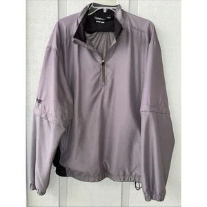 Ping Convertible Jacket Mens Large Windbreaker 1/4 Zip Removable Sleeves - Picture 1 of 13