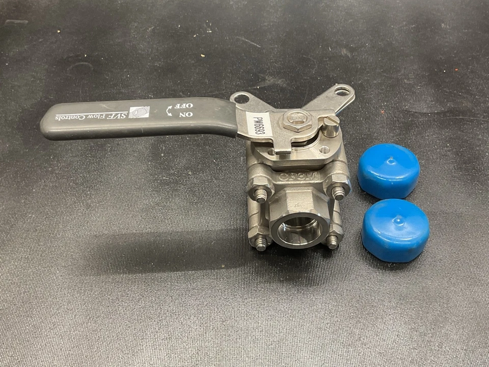 SVF 1/2" Stainless Steel Ball Valve CF8M CF3M SS316 TFM1600 Class 600 - Image 1 of 4