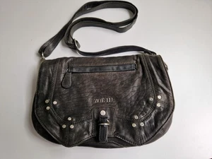 Tolle Tasche von ZOE LU, Schwarz mit Nieten, wie neu - Bild 1 von 5