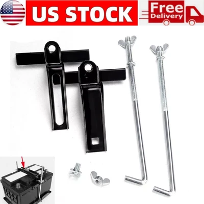 23cm Car Battery Hold Down Car Battery Holder Adjustable Stabilizer Rack Mount - Image 1 of 4