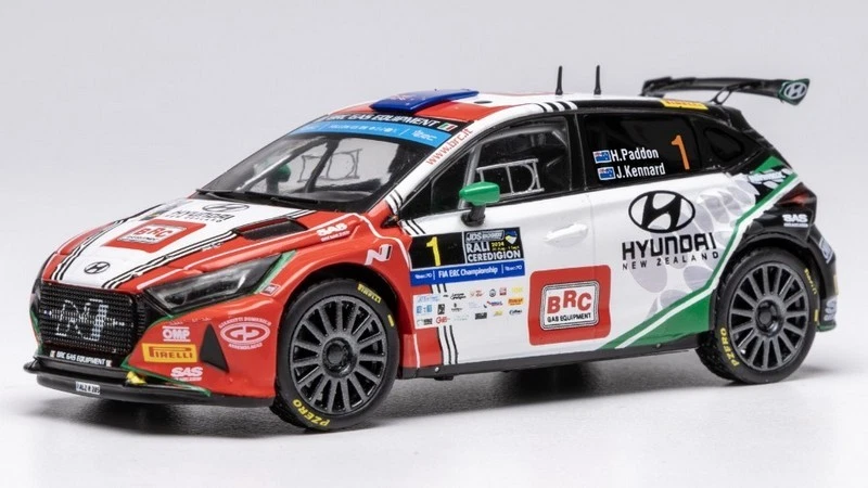 Hyundai I20N Rally Rali Ceredigion 2024 Paddon-Kennard 1:43 IXO RAM952B - Immagine 1 di 1