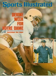 1975 RICK SLAGER NOTRE DAME FOOTBALL SPORTS ILLUSTRATED NEWSSTAND NO LABEL - Picture 1 of 1