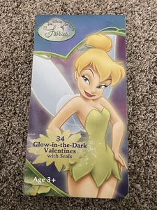 DISNEYS FAIRIES 32 Valentines (Glow In The Dark, Valentines, Paper Magic Group) - Picture 1 of 3
