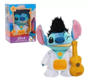 Disney Elvis Stitch Collector Plush Stuffed Animal Alien Gift New in Box - Picture 1 of 6