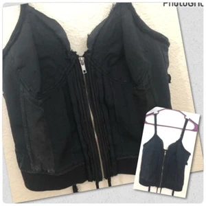 JARBO corsetto canotta nero donna taglia 36 sexy (seta, cotone, cashmere, spandex) - Foto 1 di 15