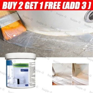 TRANSPARENT WATERPROOF AGENT ANTI-LEAK GLUE STRONG BONDING ADHESIVE SEALANT UK~ - Picture 1 of 14