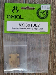 AXIAL AXI301002 Chassis Skid Plate, Brass 19.5g: AX24 - Picture 1 of 1