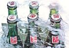 1967 7-Up 7 UP Soda Pop Wet Wild Original Print Ad Glass Bottles 10.5x13.5"