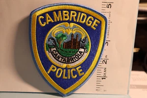 police patch  CAMBRIDGE POLICE MASSACHUSETTS - Picture 1 of 1
