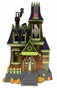 Vintage Gemmy Halloween Spooky Haunted House Animated Collector’s Item w/Box - Picture 1 of 13