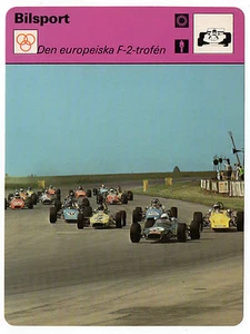 Tarjeta comercial European F2 Formula 2 Trophy Swedish Sportscaster - Imagen 1 de 1