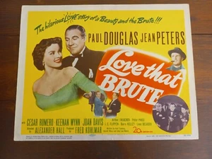 LOVE THAT BRUTE Orig. Filmtitel Lobby Card - 1950 guter bis sehr guter Zustand - Bild 1 von 6