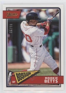 2018 Panini Chronicles Classics Timeless Tributes Gold /99 Mookie Betts #29