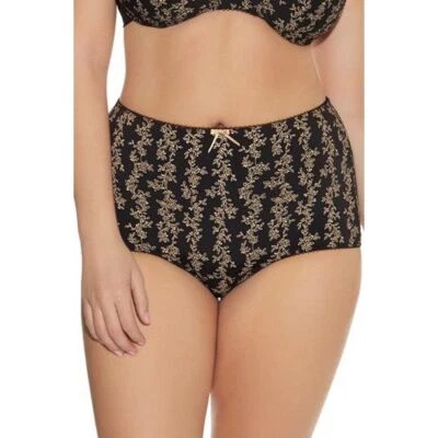 Panty corto estilo Elomi Nina EL4106 estampado negro Foto 1 de 2