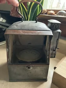 Antique 1800’s Genova Binnacle Lantern Marine Ships Lifeboat Compass Nautical - Picture 1 of 22