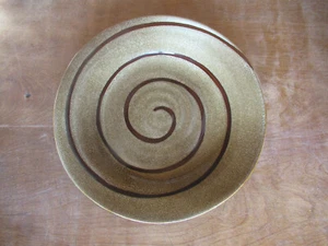 Sakura PORT OF CALL PINWHEEL Dinner Plates 11 1/2" Brown 1 ea 3 available - Picture 1 of 5
