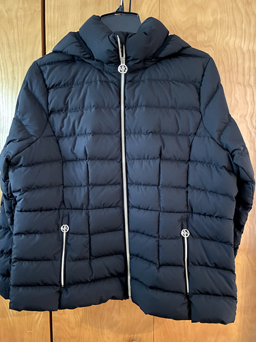 Giacca Michael Kors con cappuccio rimovibile Petite XL nuova con etichette