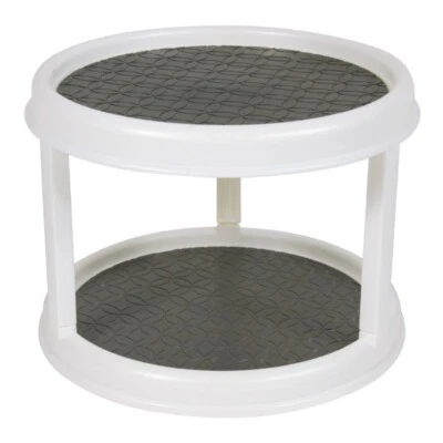 Tocadiscos organizador organizador de especias de plástico de 2 niveles Mainstays Foto 1 de 4