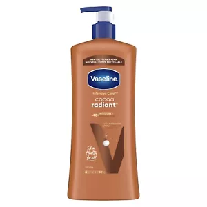 Vaseline Intensive Care Non Greasy Women Body Lotion Cocoa Radiant for Dry Skin, - Picture 1 of 9