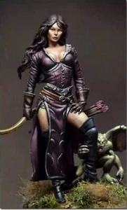 Kit Modelo Resina 1/32 54mm Hermosa Niña y Demonio Sin Pintar - Imagen 1 de 2