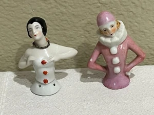 2 Antique Rare Half Doll Flapper Germany and Japan Porcelain - Picture 1 of 14