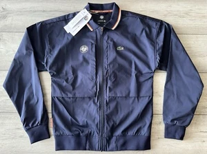 Lacoste Roland Garros Jacket Navy Blue Winbreaker BH0954 Size 46 US S RRP £220 - Picture 1 of 4