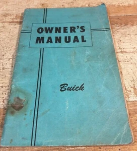 1942 ? BUICK Original Owners Manual RARE Series 40 , 50 , 70 VERY RARE - Picture 1 of 7