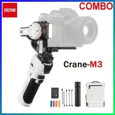 Zhiyun Crane M3 Combo - 3 Axis Camera Gimbal with Tripod plus Phone Mount & Easy - Image 1 of 4