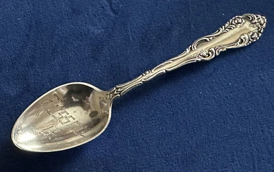 INGLÉS ANTIGUO por Towle, Cuchara de Plata de Ley 1892 4-3/4" Fecha 1905 Personalizada Foto 1 de 4