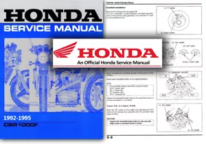 Honda CBR1000F Workshop Service Manual CBR 1000 F 1992 1993 1994 1995 CBR1000 - Picture 1 of 2