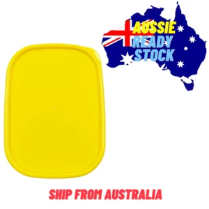 Tupperware Modular Mates Bright Yellow / Lemon Mini Rectangular Seal Lid (1793) - Picture 1 of 7