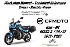 Manual de taller de reparación de servicio CF Moto 650MT 650 MT USB 2019-2023 - Imagen 1 de 12