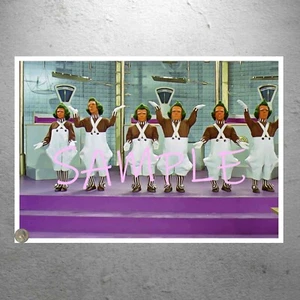 Willy Wonka - Oompa Loompas - Veruca Salz goldenes Ei Kunst/Kunstwerk Posterdruck - Bild 1 von 2